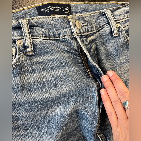 Abercrombie & Fitch Jeans Signature Stretch Athletic Straight 33W 32L - Picture 4 of 8